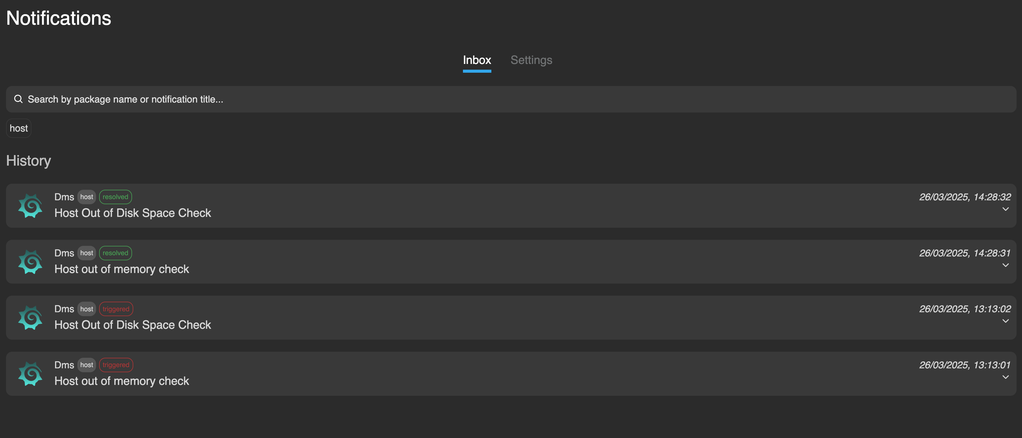 Notifications-Inbox